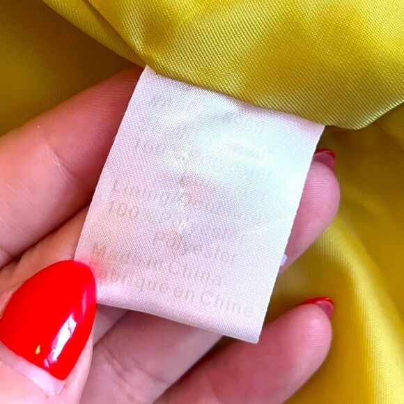 Sandra Angelozzi vintage chartreuse cap sleeve blazer jacket - Picture 8 of 11